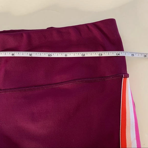 Athleta Contender Purple Legging With Stripes - Picture 9 of 14